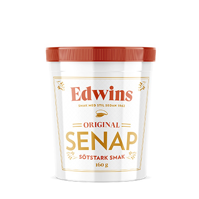 Edwins original senap 160 g - Naturens Skafferi